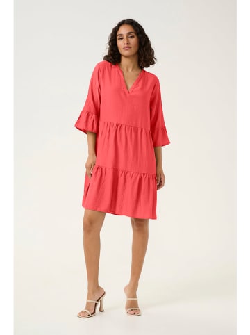 Kaffe Kleid in Rot