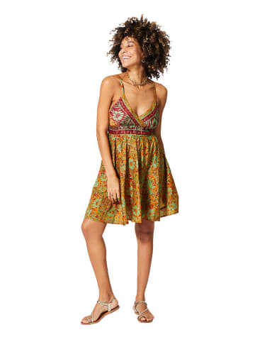Ipanima Kleid in Orange/ Grün