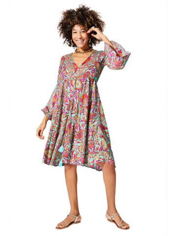 Ipanima Kleid in Türkis/ Pink