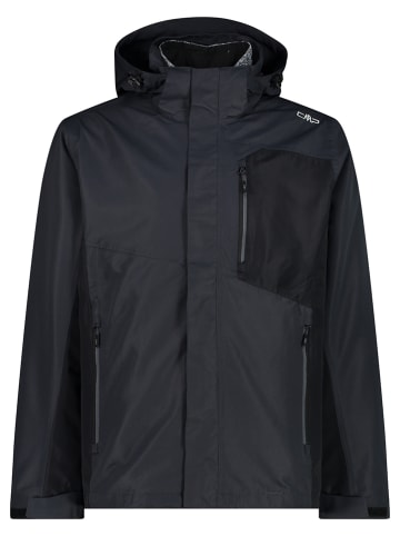 CMP 3in1-Funktionsjacke in Schwarz/ Grau