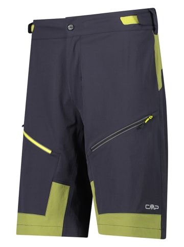 CMP 3in1-Fahrradshorts in Grau/ Schwarz