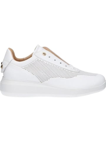 Geox Leder-Sneakers "Rubidia" in Weiß