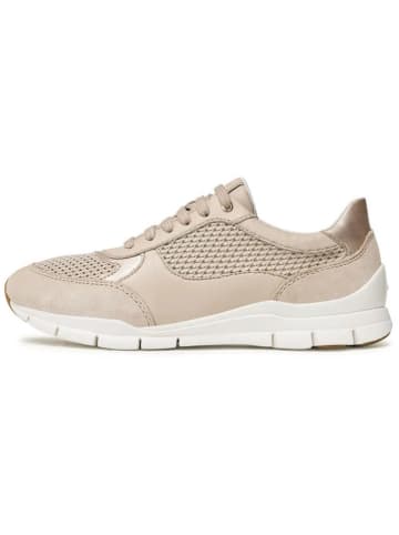 Geox Leren sneakers "Sukie" beige/wit