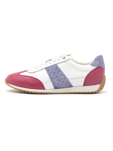 Geox Leren sneakers "Calithe" wit/paars/rood