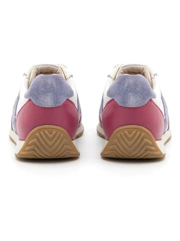 Geox Leren sneakers "Calithe" wit/paars/rood