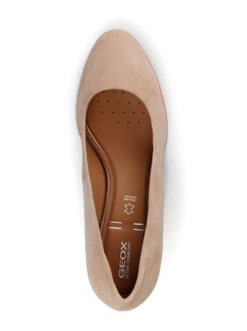 Geox Leder-Pumps "Walk Pleasure" in Beige