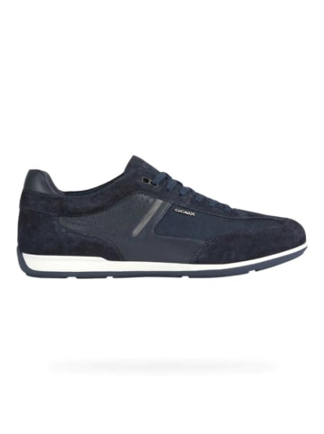 Geox Leder-Sneakers "Ionio" in Dunkelblau