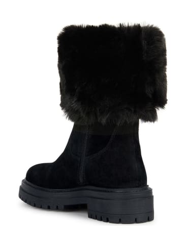 Geox Leder-Boots "Iridea" in Schwarz