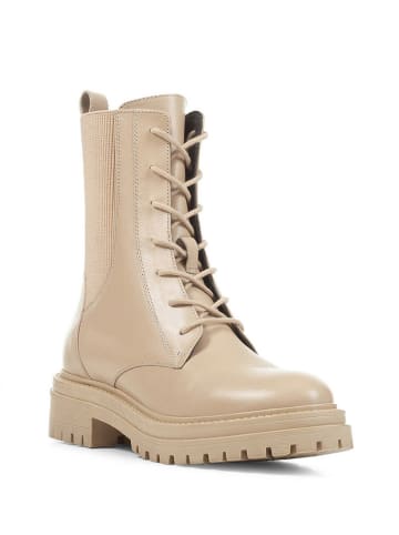 Geox Leren enkellaarzen "Iridea" beige
