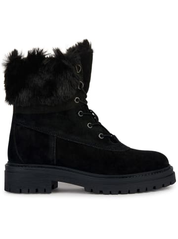 Geox Leder-Boots "Iridea" in Schwarz