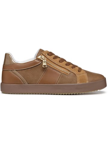 Geox Leder-Sneakers "Blomiee" in Hellbraun