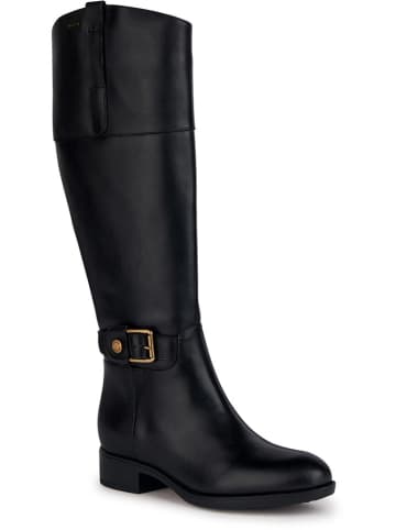 Geox Leder-Stiefel "Felicity" in Schwarz