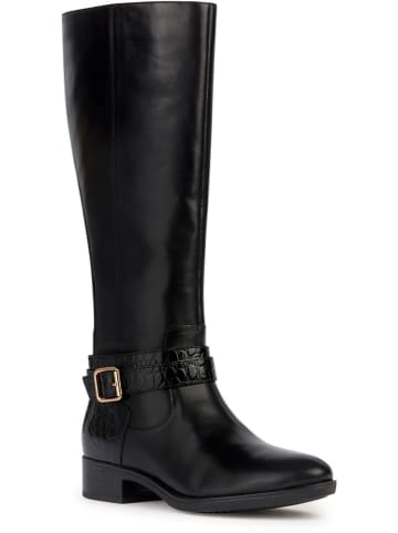 Geox Leder-Stiefel "Felicity" in Schwarz