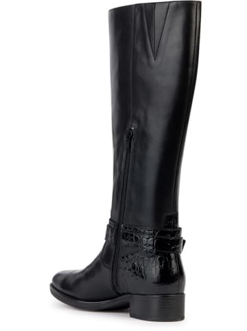 Geox Leder-Stiefel "Felicity" in Schwarz