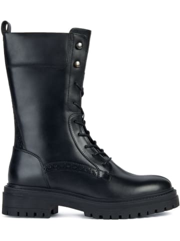 Geox Leder-Stiefel "Iridea" in Schwarz