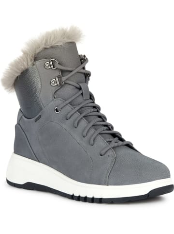 Geox Leren winterlaarzen "Aerantis" grijs