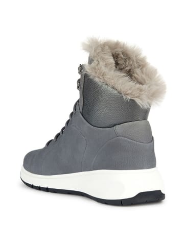 Geox Leren winterlaarzen "Aerantis" grijs