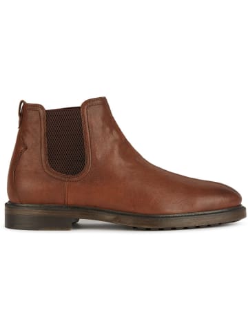 Geox Leder-Chelsea-Boots "Aurelio" in Hellbraun