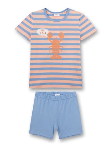s.Oliver Pyjama in Blau/ Orange