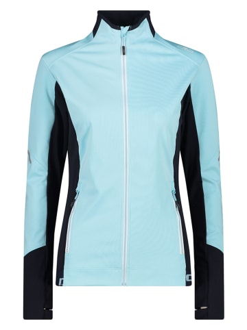 CMP Laufjacke in Hellblau/ Schwarz