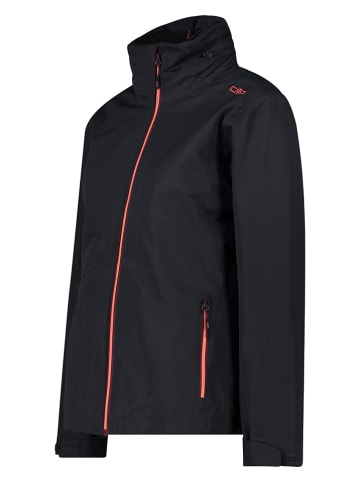 CMP 3in1-Funktionsjacke in Schwarz/ Bordeaux