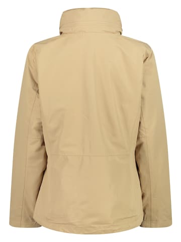 CMP 3in1-Funktionsjacke in Beige/ Grau
