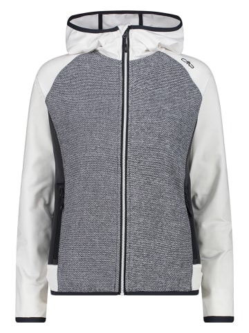 CMP Hybridjacke in Grau/ Weiß