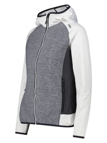 CMP Hybridjacke in Grau/ Weiß