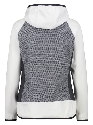 CMP Hybridjacke in Grau/ Weiß