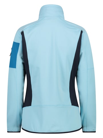 CMP Hybridjacke in Hellblau/ Blau
