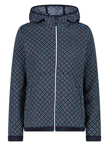CMP Fleecejacke in Dunkelblau/ Bunt