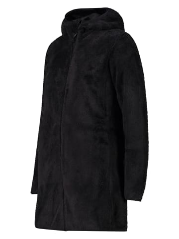 CMP Fleecemantel in Schwarz