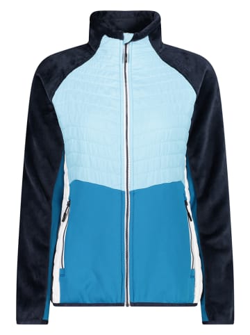 CMP Hybridjacke in Blau/ Hellblau