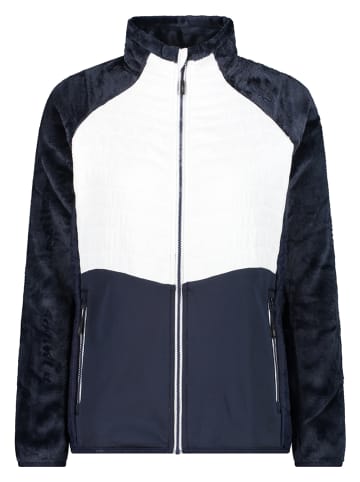 CMP Hybridjacke in Dunkelblau/ Weiß