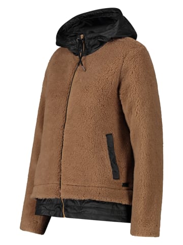 CMP Hybridjacke in Hellbraun/ Schwarz