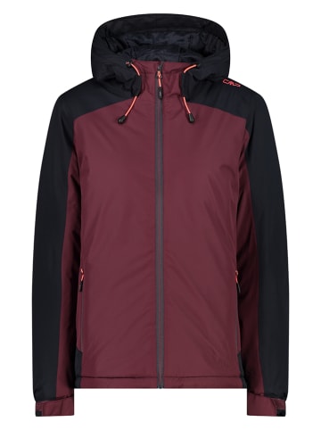 CMP Funktionsjacke in Bordeaux/ Schwarz