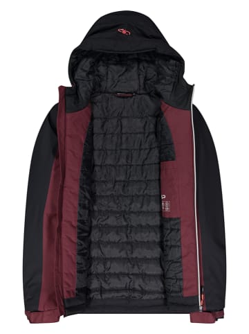 CMP Funktionsjacke in Bordeaux/ Schwarz