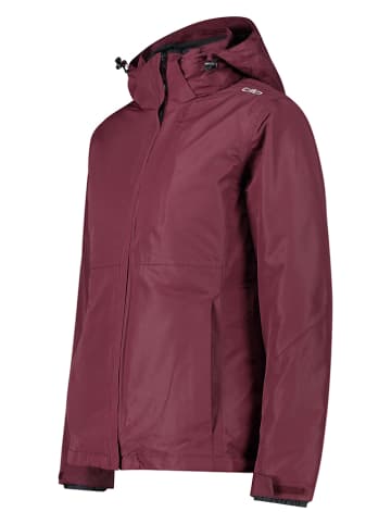 CMP 3in1-Funktionsjacke in Bordeaux/ Schwarz