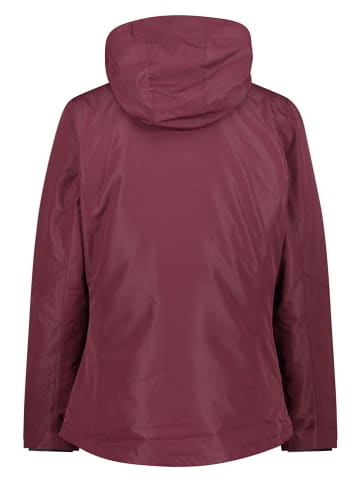CMP 3in1-Funktionsjacke in Bordeaux/ Schwarz