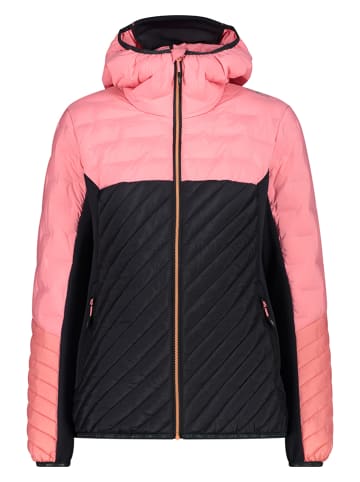 CMP Hybridjacke in Rosa/ Schwarz