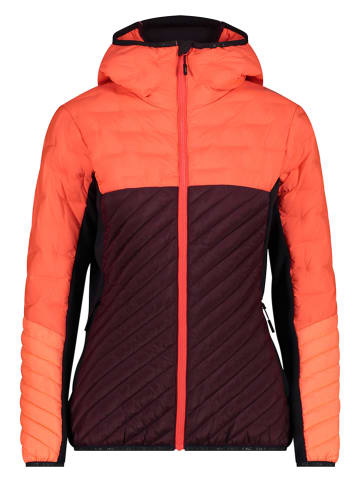 CMP Hybridjacke in Orange/ Bordeaux