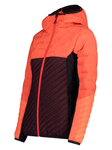 CMP Hybridjacke in Orange/ Bordeaux