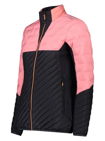 CMP Hybridjacke in Rosa/ Schwarz