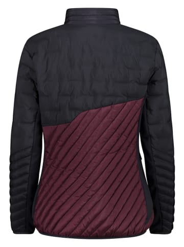 CMP Hybridjacke in Schwarz/ Bordeaux