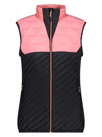 CMP Hybride bodywarmer lichtroze/zwart