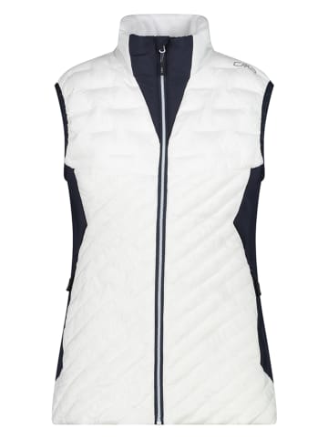 CMP Hybride bodywarmer wit/donkerblauw