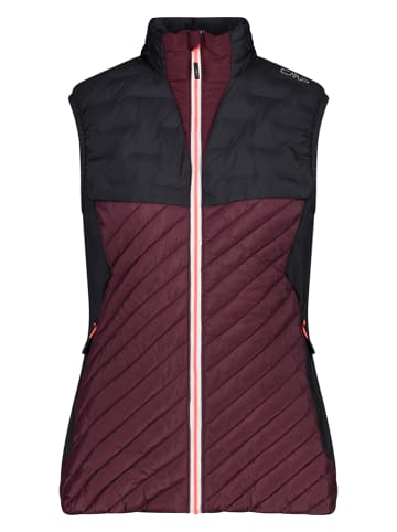 CMP Hybride bodywarmer bordeaux/zwart