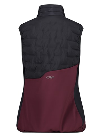 CMP Hybride bodywarmer bordeaux/zwart
