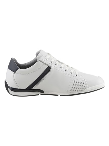 Hugo Boss Leder-Sneakers in Weiß