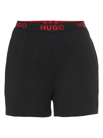 Hugo Boss Szorty dresowe w kolorze czarnym